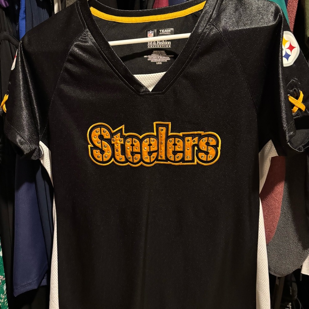 NFL Kids Black and Gold Steelers Jersey